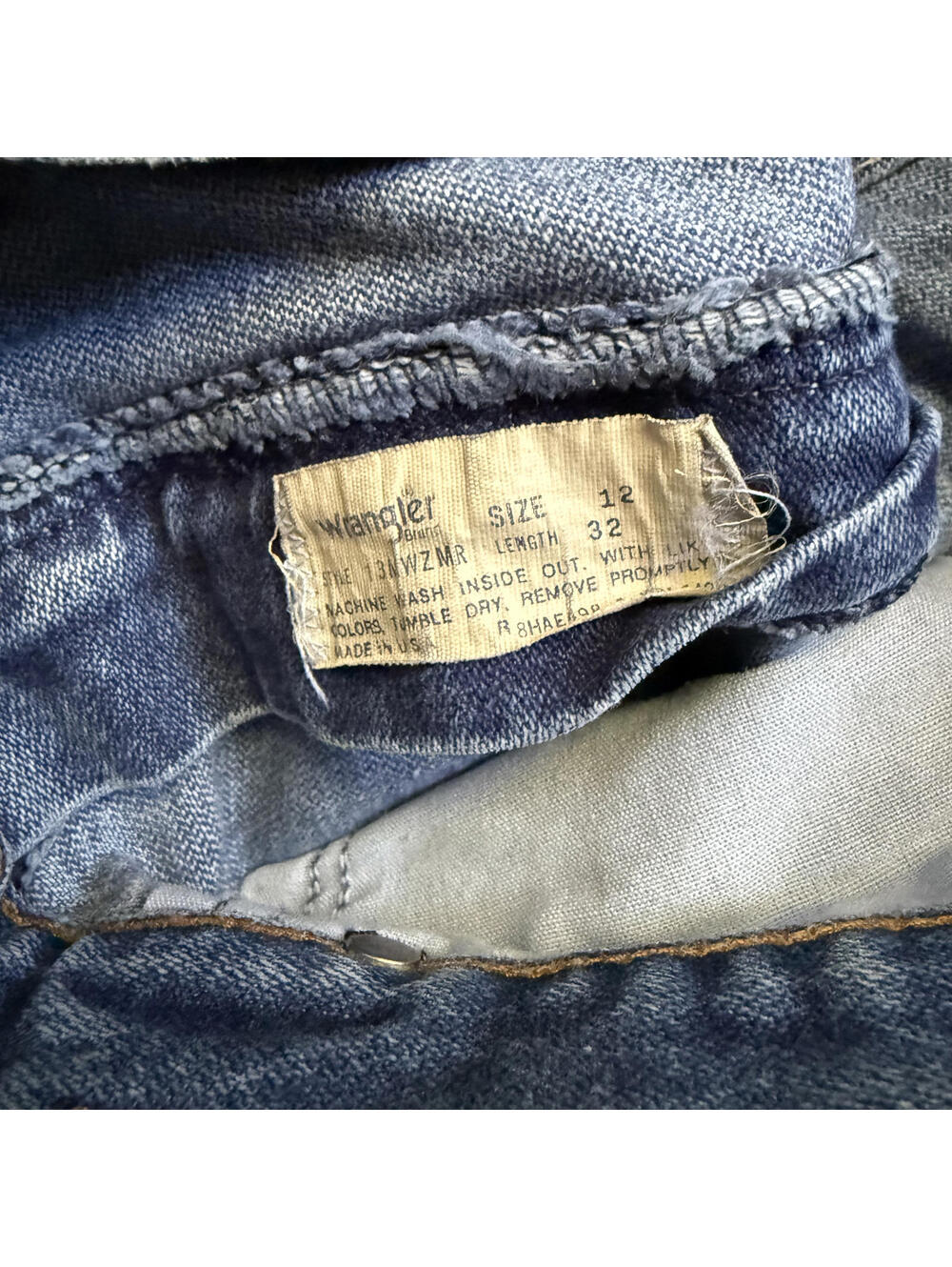 Vintage Wrangler Western Jeans Women 27x31 High Waist Rodeo Cowgirl 13MWZMR USA - Picture 5 of 7